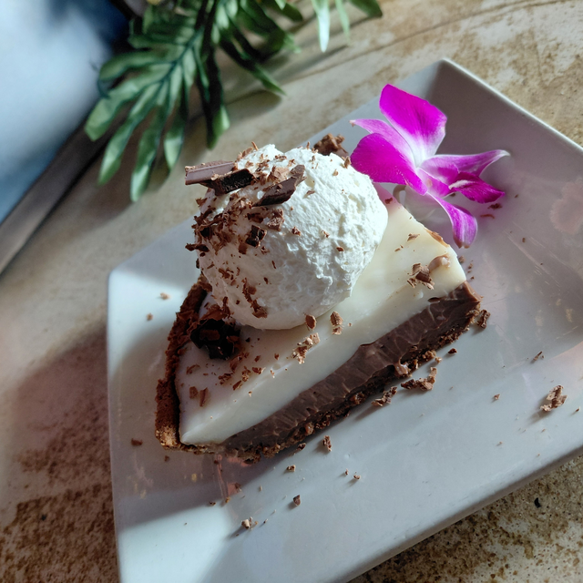 Chocolate Haupia Pie.