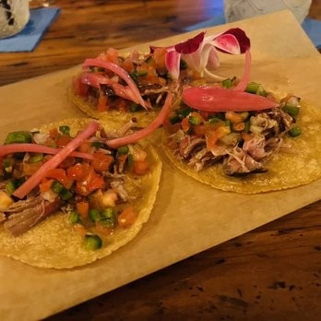 Rib Meat Tacos.