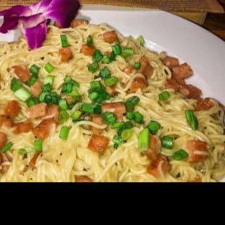 Ramen carbonara